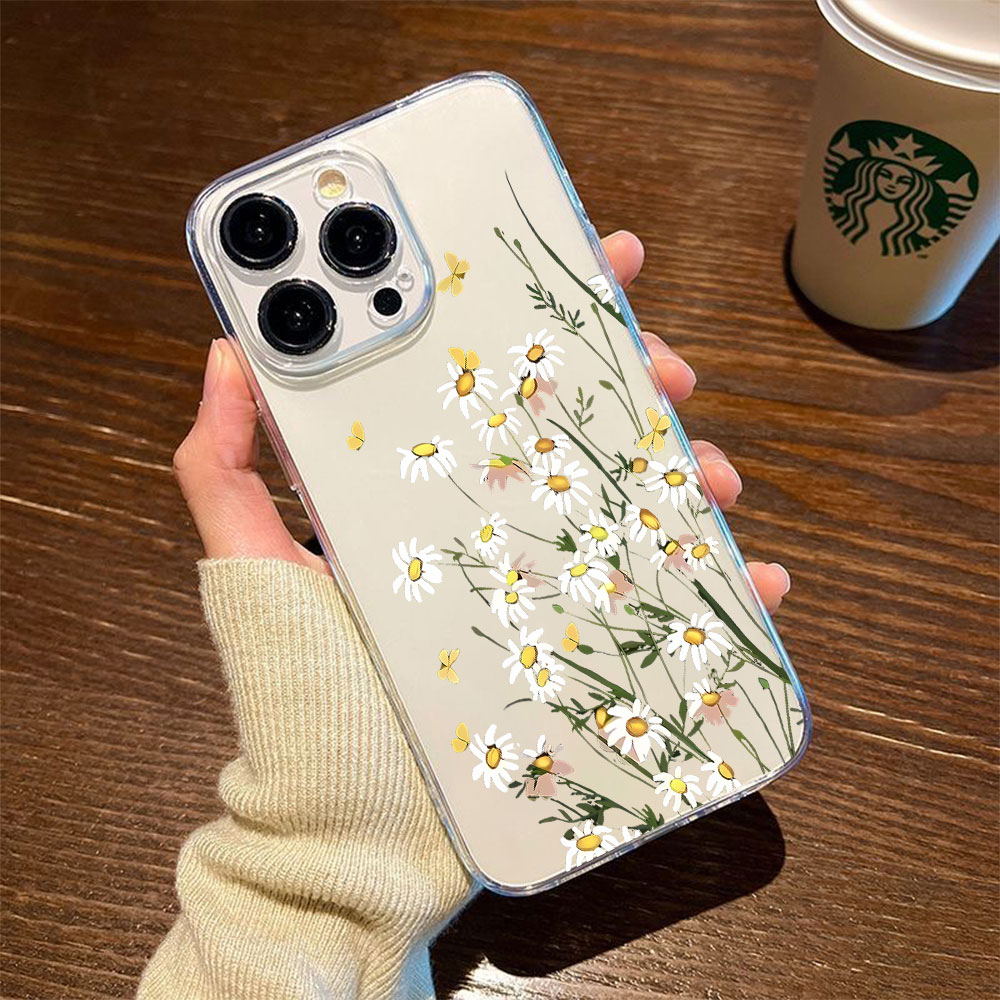 Phone Cases Xr Iphone - 新しいデイジー柄iPhoneケース iPhone 13 12 mini 11