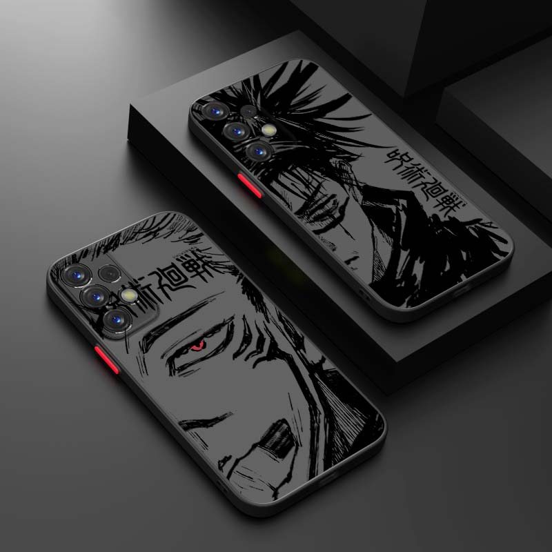 Phone Cases Jujutsu Kaisen - 呪術廻戦アニメーションスマホケース サムスンギャラクシーA71 A56 A55 A54 A53