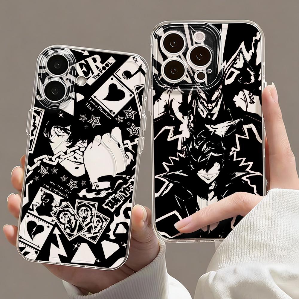 Phone Cases For Iphone 16 - ゲームP-Persona 5 スマホケース マグネット式クリアケース iPhone 17