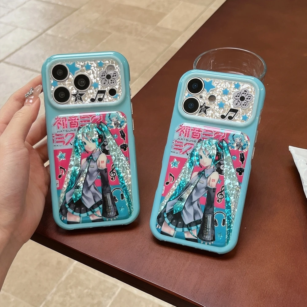 かわいいアニメ風の初音ミクのiPhone 18、17、16、 - Phone Cases For Iphone 16 のレビューと価格