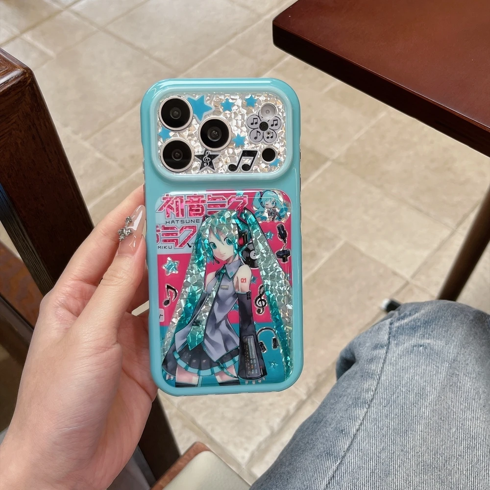 かわいいアニメ風の初音ミクのiPhone 18、17、16、 - Phone Cases For Iphone 16 のレビューと価格