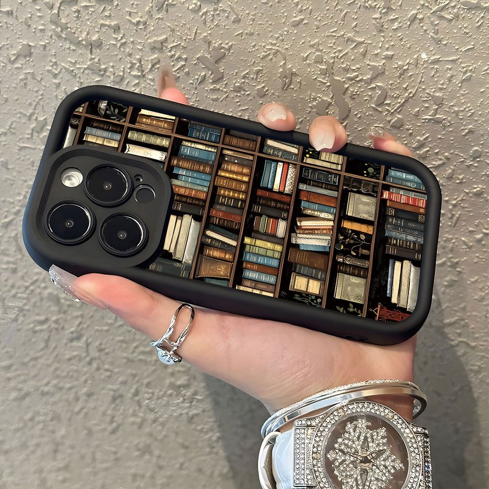 ブックシェルフ型クリエイティブパターンのiPhoneケース  - Phone Cases Xr Iphone のレビューと価格