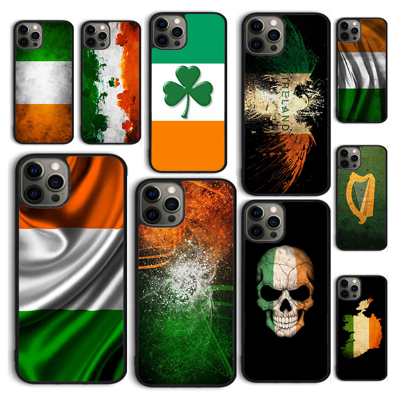 秋のアイルランド アイルランド国旗柄 iPhoneケースカバ - Phone Cases Ireland のレビューと価格