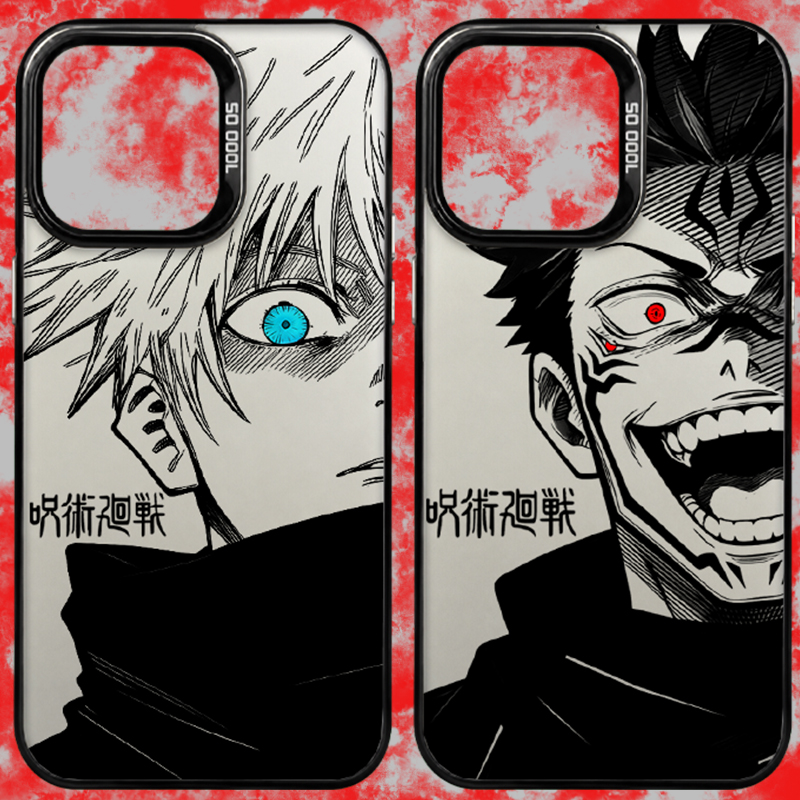 呪術廻戦人気ラインデザインスマホケース Xiaomi Red - Phone Cases Jujutsu Kaisen のレビューと価格