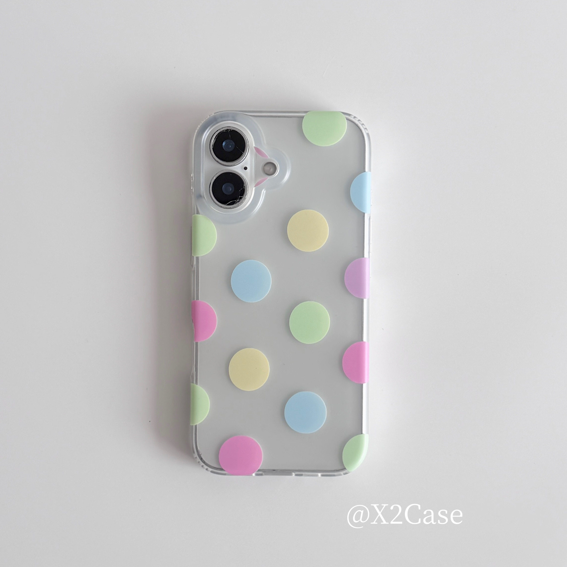 韓国インスタ風カラフルな水玉模様マットスマホケース iPho - Phone Cases Xr Iphone のレビューと価格