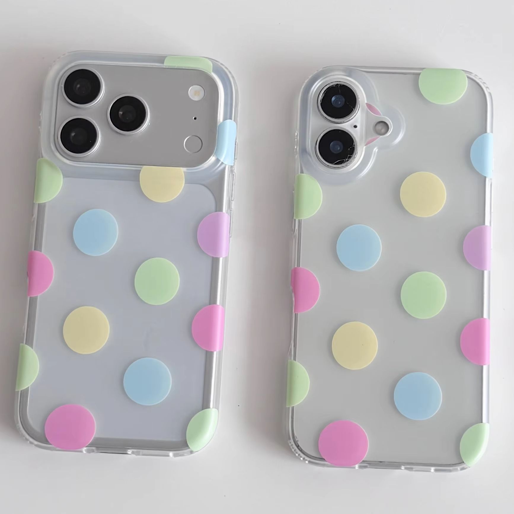 韓国インスタ風カラフルな水玉模様マットスマホケース iPho - Phone Cases Xr Iphone のレビューと価格