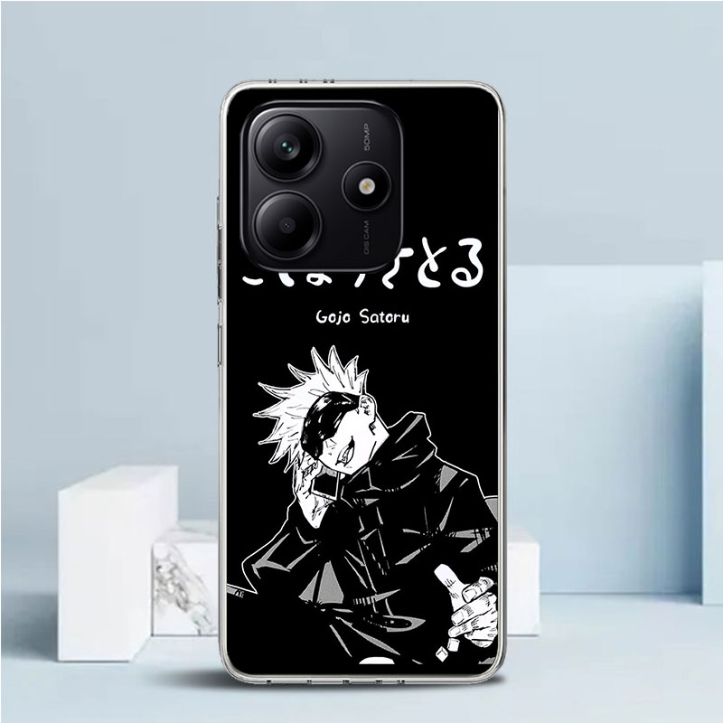 黒白の呪術廻戦スマホケース Xiaomi Redmi Not - Phone Cases Jujutsu Kaisen のレビューと価格