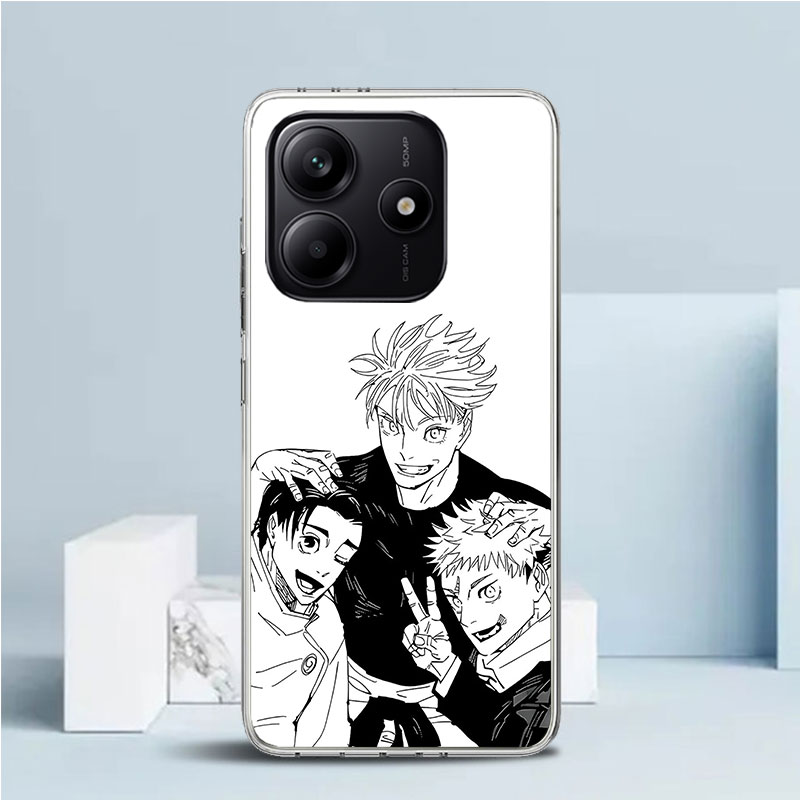 黒白の呪術廻戦スマホケース Xiaomi Redmi Not - Phone Cases Jujutsu Kaisen のレビューと価格
