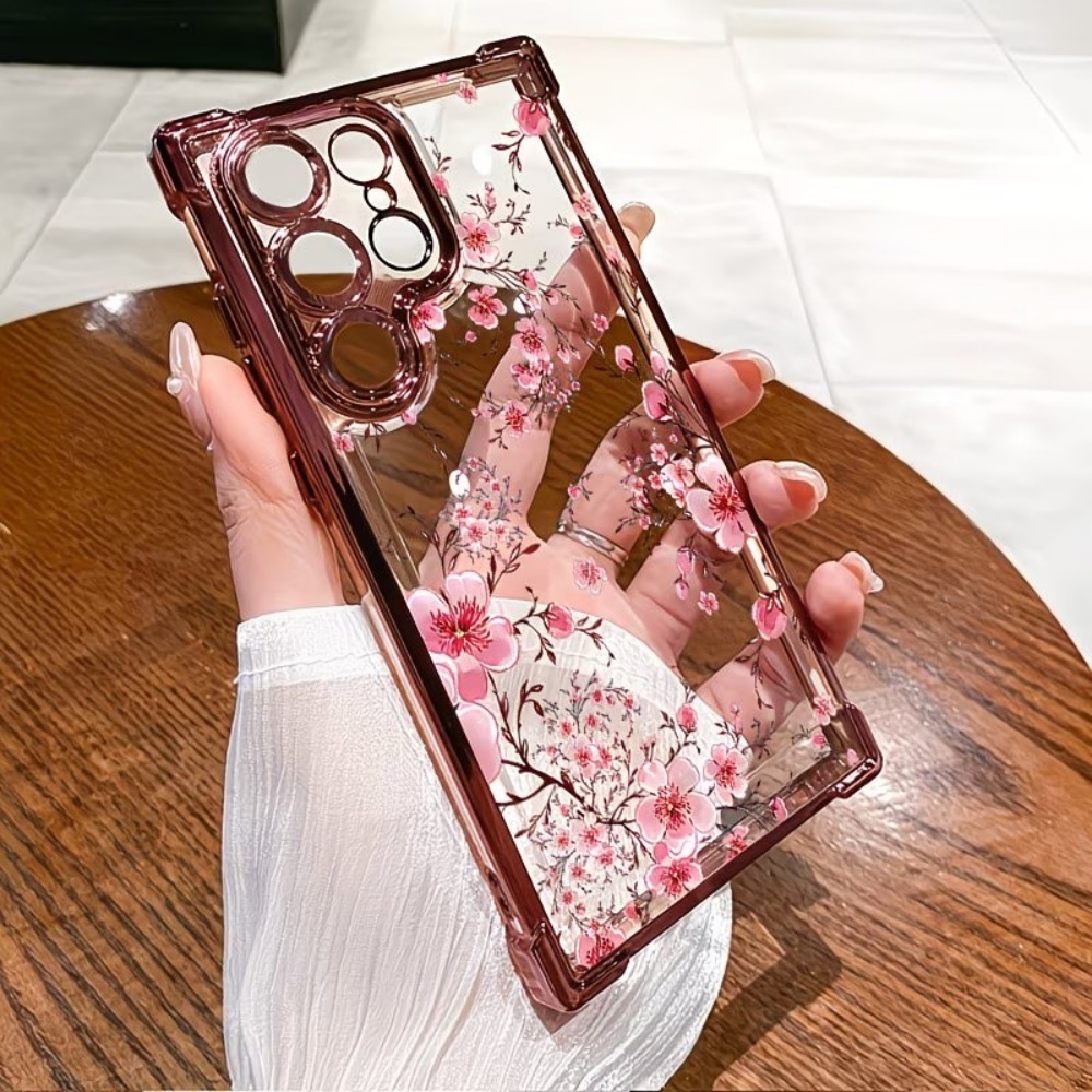桜の花柄電気メッキ四隅耐衝撃スマホケース Samsung G - Phone Cases Galaxy A16 5G のレビューと価格