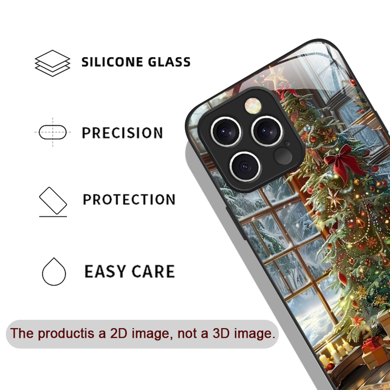 クリスマスツリー ギフト 雪景色 クリエイティブ スマホケー - Phone Cases For Iphone 16 のレビューと価格